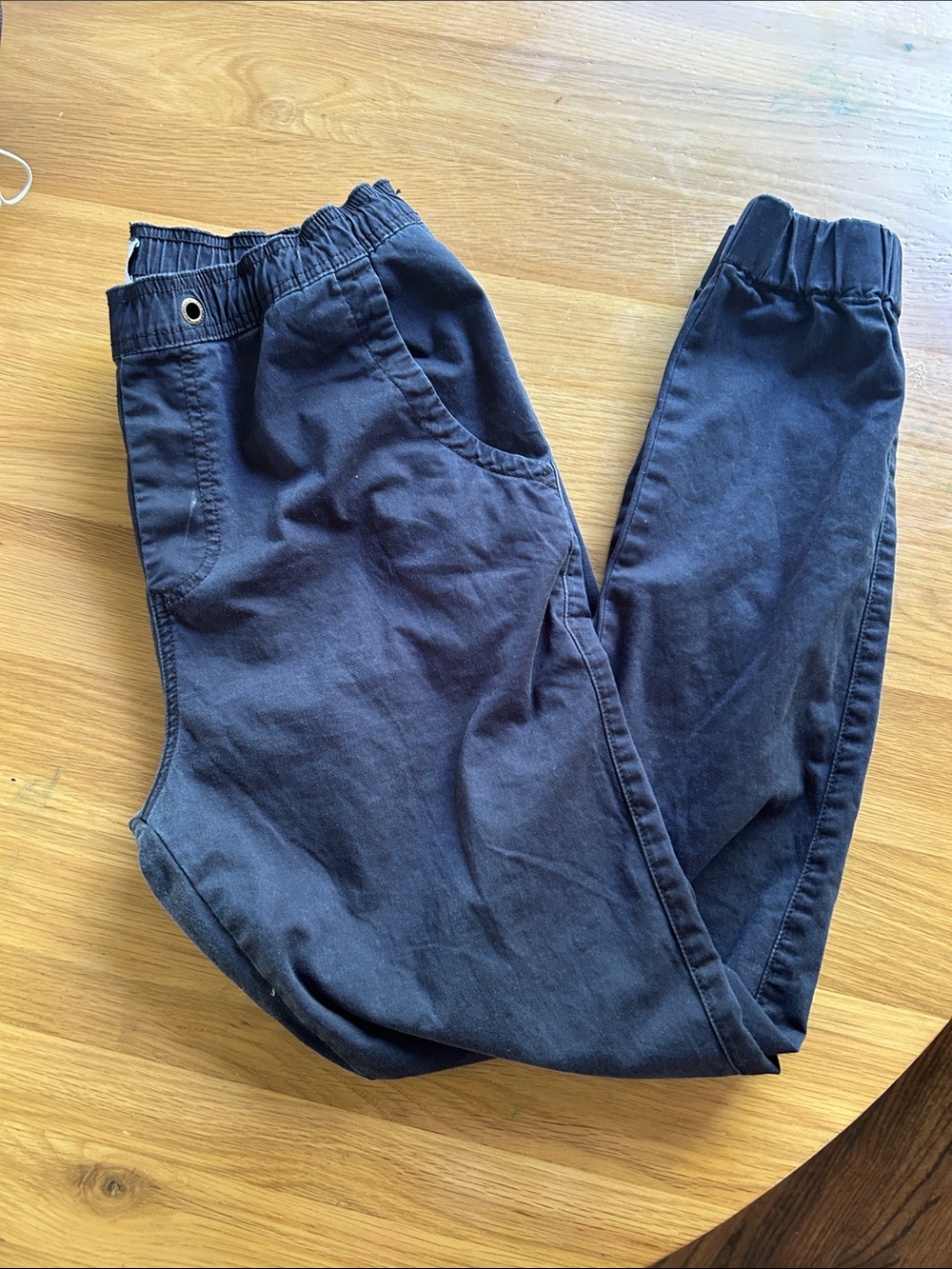 Men's Elastic Waist Jogger Pants in Navy